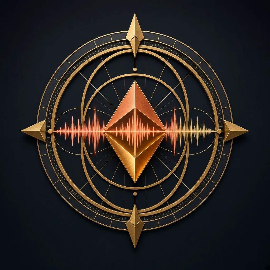 p25_r03 — Astrolabe, Prism & Acoustic Waveform Medallion