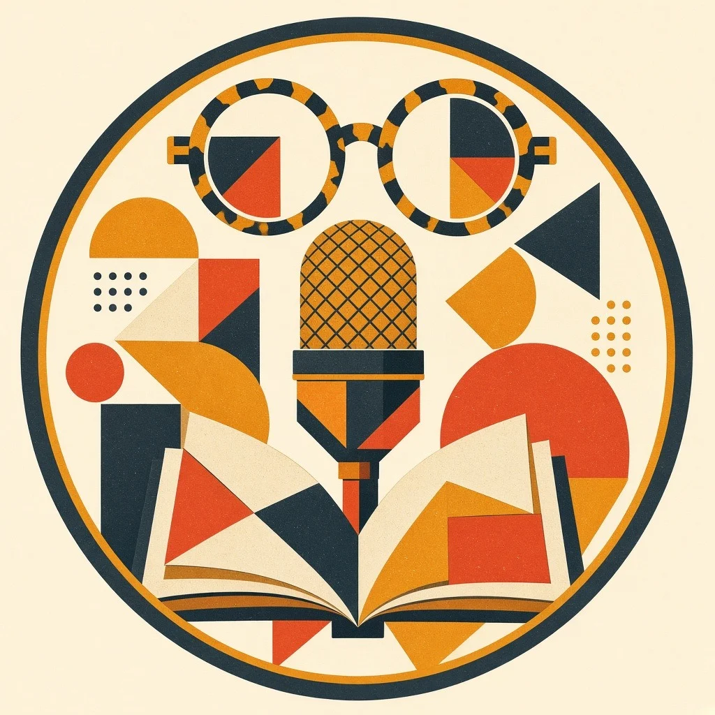 p26_r05 — Playful Constructivist Owl-Specs & Microphone Totem